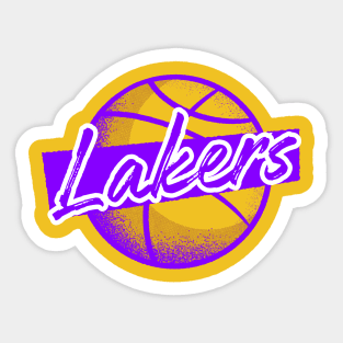 Basketball Lakers Sticker